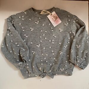 Girl’s Floral Print Jessica Simpson Sweatshirt